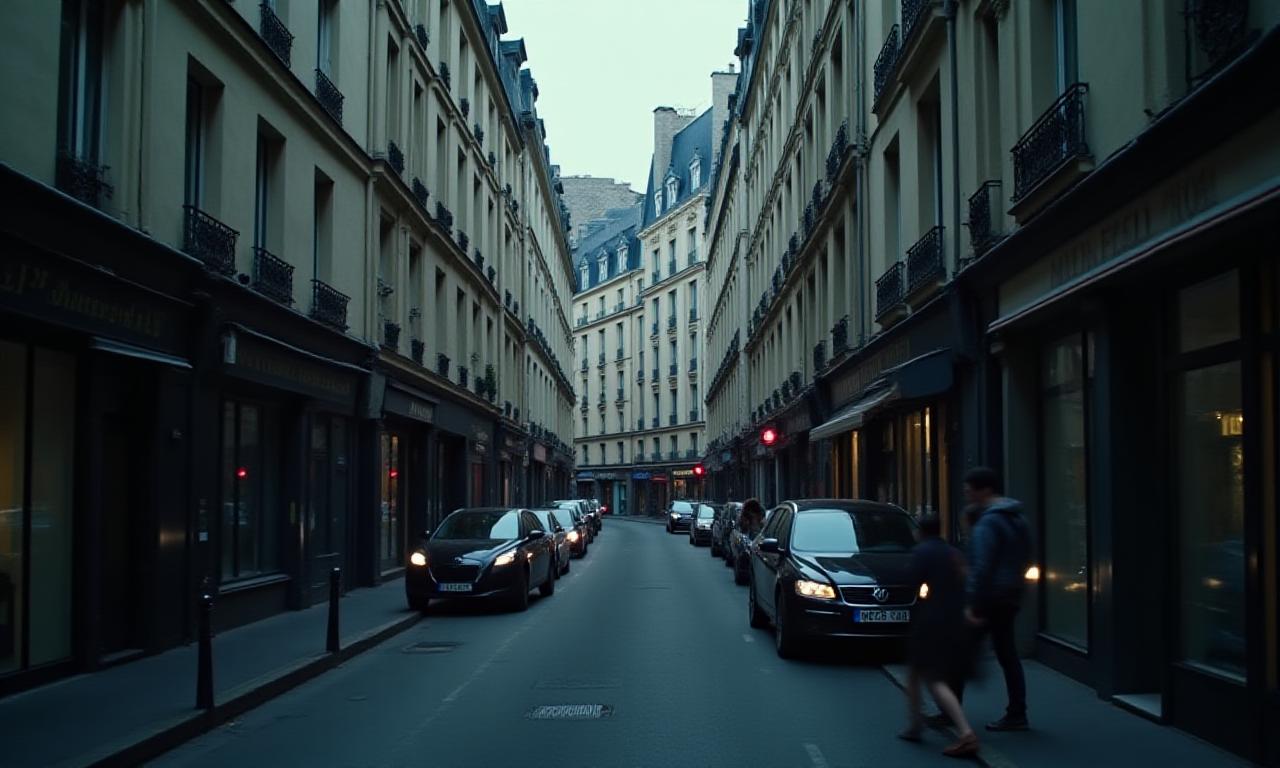 Vue aérienne de Paris, Rue de Vienne
